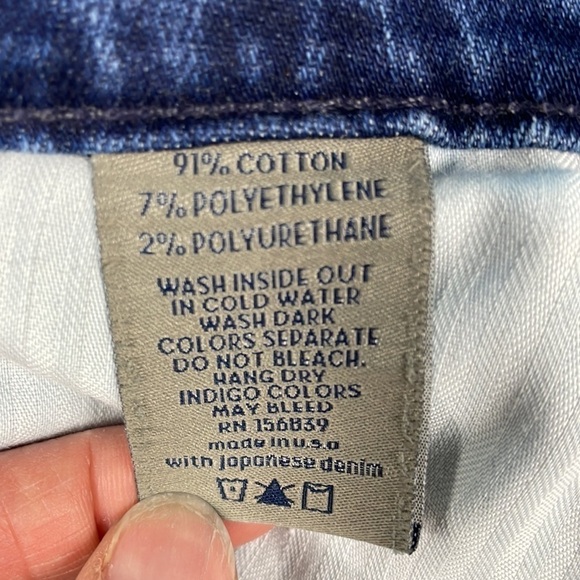 NWT Monfrere Greyson Skinny Jeans in Blue Uptown Wash Japanese Denim Sz 29 - Picture 11 of 11